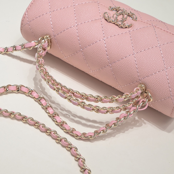 シャネルバッグ素材ディテール